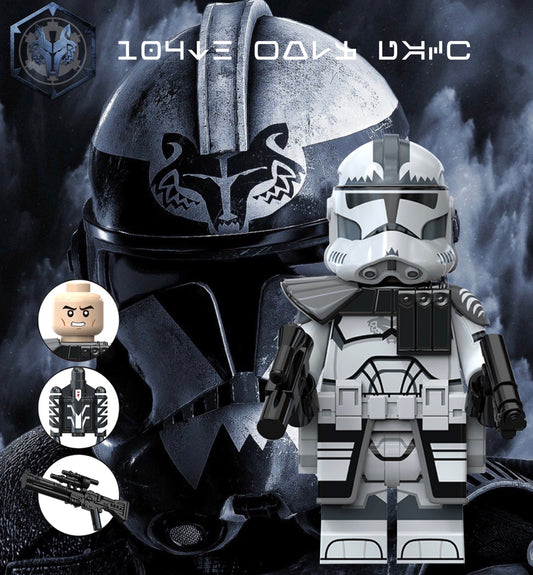 MINIFIGURE STAR WARS UNIVERS: 104th WOLFPACK CLONE TROOPER Custom