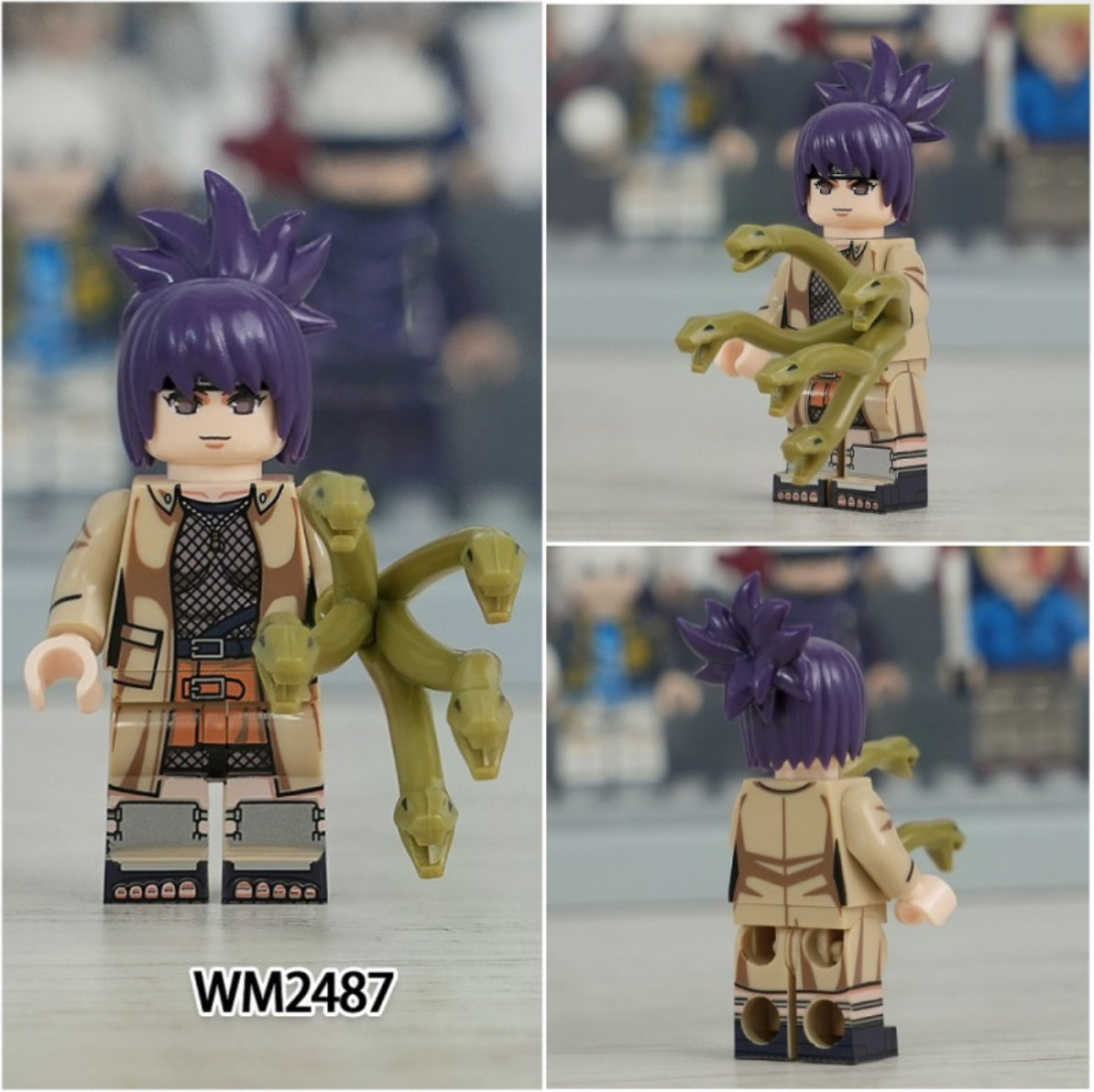 MINIFIGURE NARUTO UNIVERS: MITARASHI ANKO custom