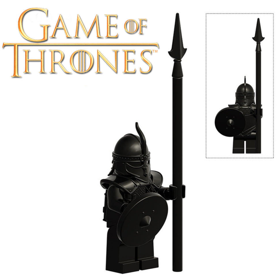 PREVENTE ⭐️ ⭐️ ⭐️ MINIFIGURE GAME OF THRONES UNIVERS: Targaryen Unsullied Pikemen ⭐️ ⭐️ ⭐️ Custom Disponibilité fin janvier 2026