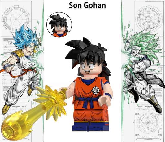 PREVENTE MINIFIGURE DRAGON BALL Z UNIVERS: SON GOHAN Custom Disponibilité fin septembre 2025