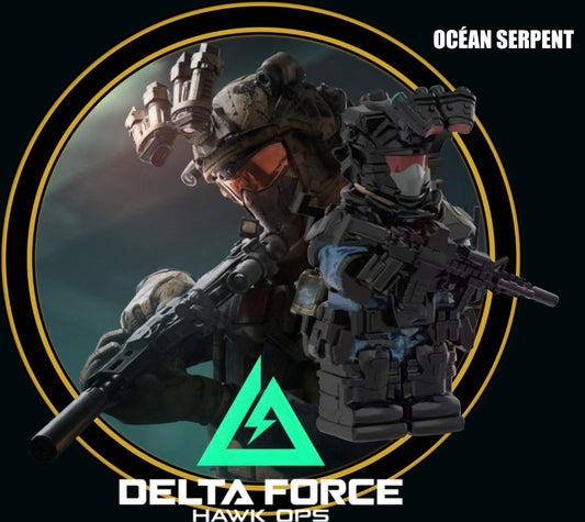 ♥️♥️MINIFIGURE VIDEO GAMES DELTA FORCE UNIVERS: OCÉAN SERPENT ♥️♥️custom