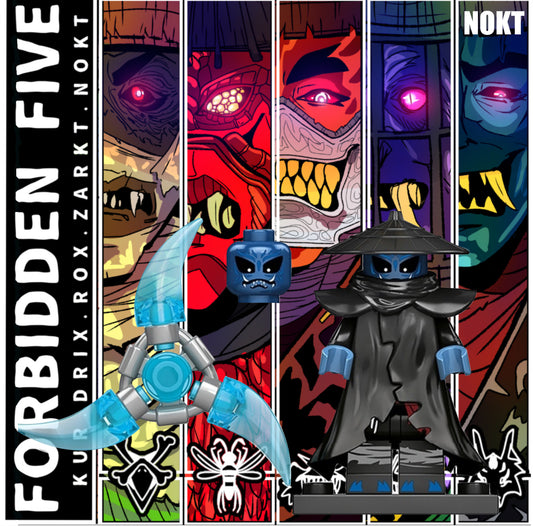 PREVENTE♥️♥️♥️MINIFIGURE NINJAGO UNIVERS: NOKT FORBIDDEN FIVE ♥️♥️♥️CUSTOM DISPONIBILITÉ FIN SEPTEMBRE 2025