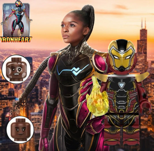 PREVENTE MINIFIGURE MARVEL UNIVERS: RIRI WILLIAMS "IRON HEART" CUSTOM Disponibilité fin septembre 2025