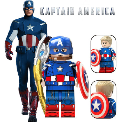 MINIFIGURE MARVEL UNIVERS: CAPTAIN AMERICA custom
