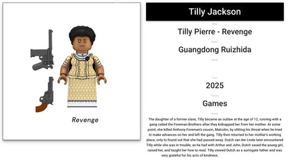 ⭐️⭐️⭐️MINIFIGURE RED DEAD REDEMPTION UNIVERS: Tilly Jackson ⭐️⭐️⭐️Custom