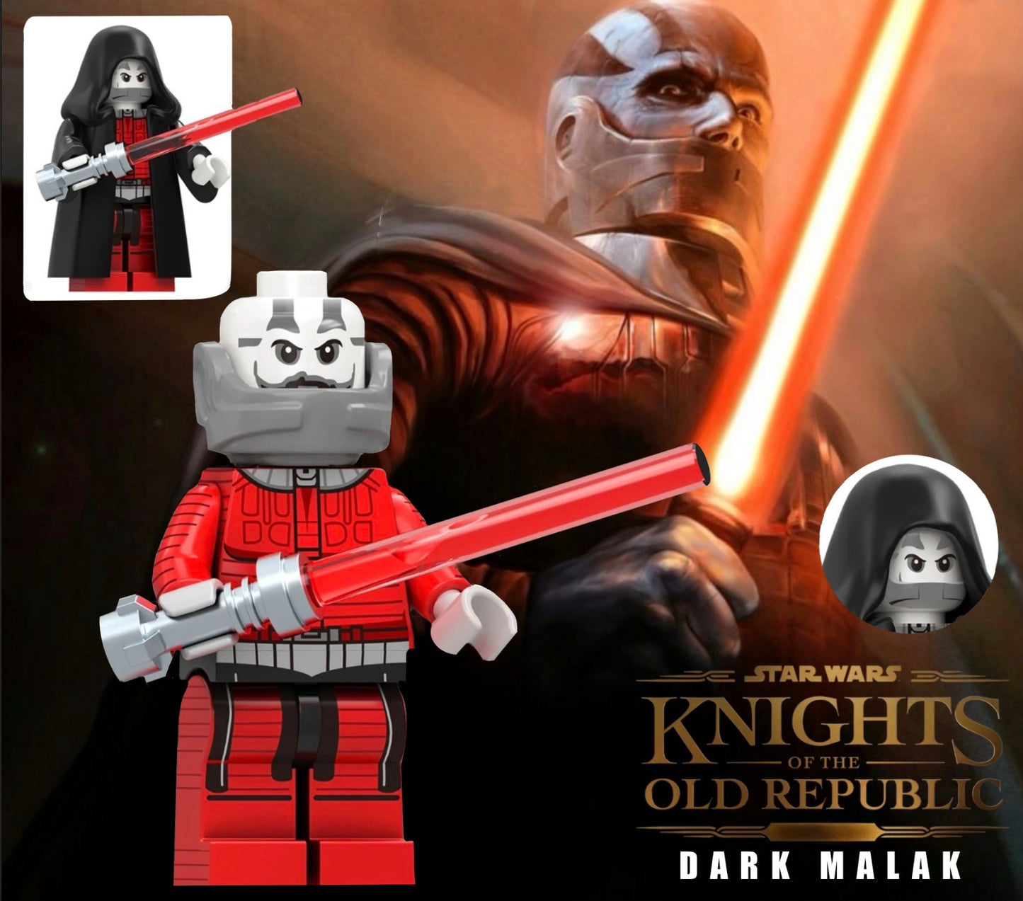 PREVENTE MINIFIGURE STAR WARS UNIVERS: DARK MALAK Custom Disponibilité juin 2026