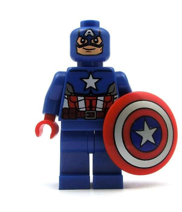 INTROUVABLE MINIFIGURE MARVEL UNIVERS DE 2014: CAPTAIN AMERICA custom ⚠️Derniers articles en stock⚠️