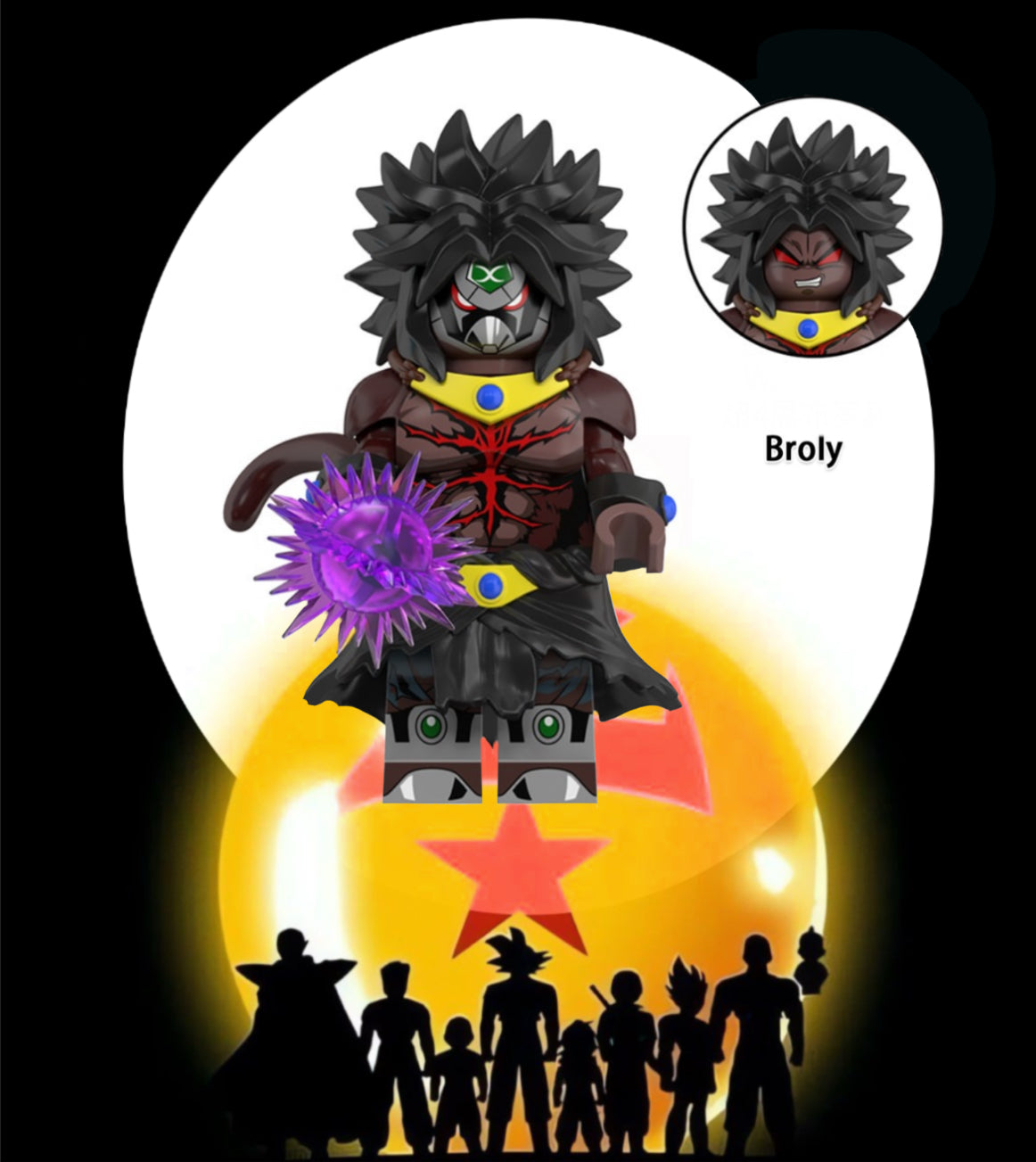 PREVENTE MINIFIGURE DRAGON BALL Z UNIVERS: BROLY Custom Disponibilité janvier 2025