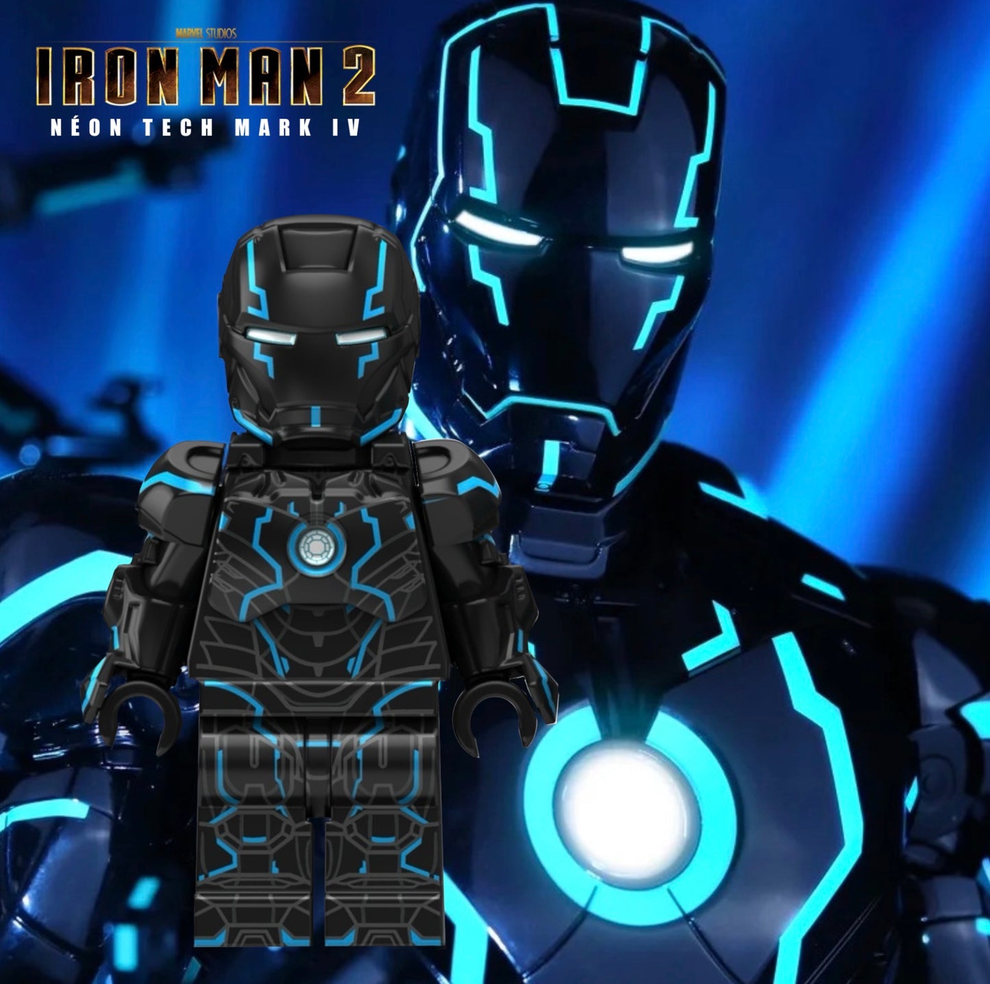 PREVENTE MINIFIGURE MARVEL UNIVERS: IRON MAN NÉON TECH MARK IV Custom Disponibilité mi-septembre 2026