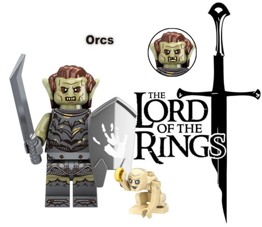 MINIFIGURE LOTR/HOBBIT/TROP UNIVERS: ORCS CUSTOM