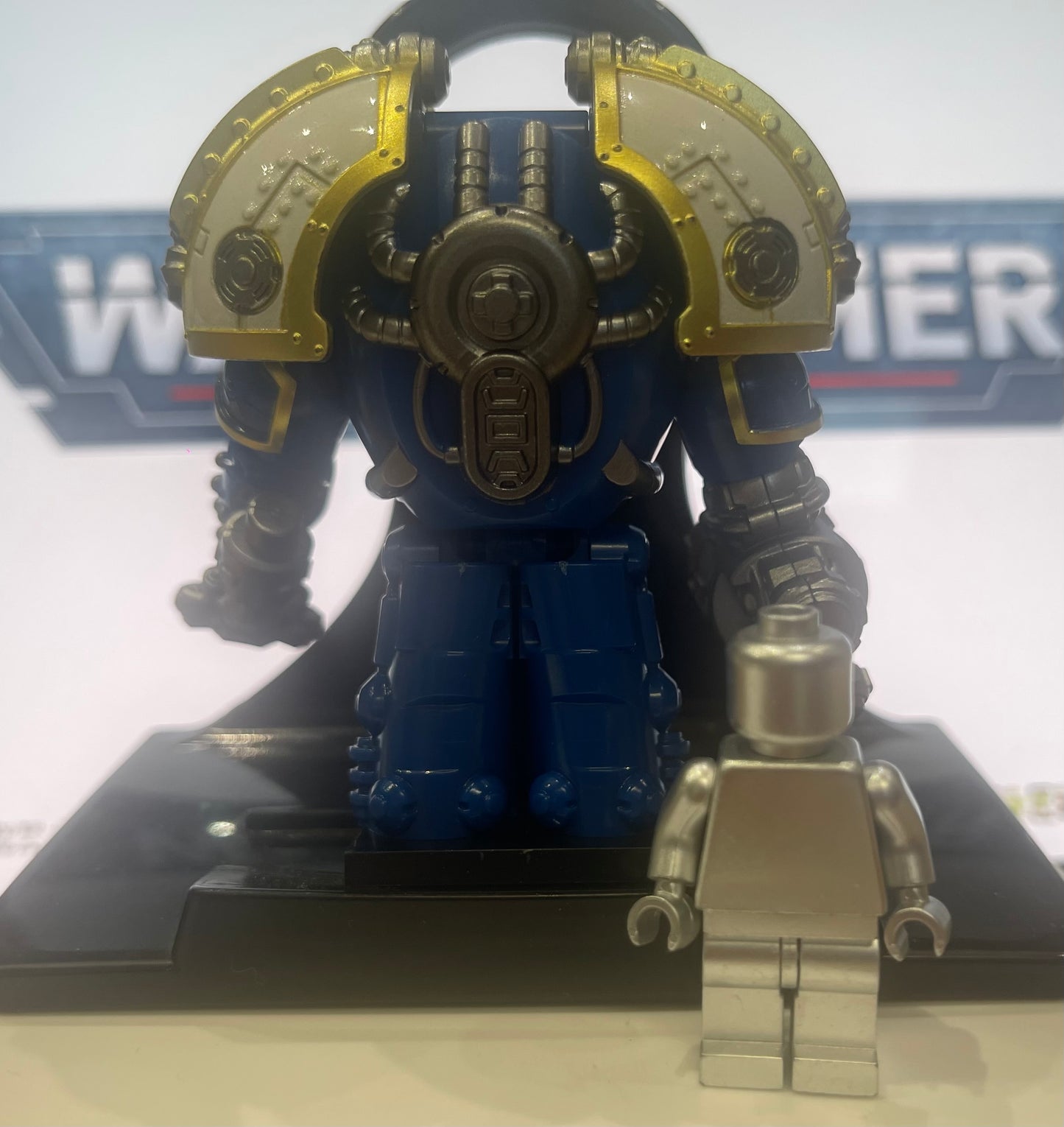 ⭐️⭐️⭐️BIG MINIFIGURE WARHAMMER 40K UNIVERS: SATURNINE PATTERN-ULTRAMARINE ⭐️⭐️⭐️custom