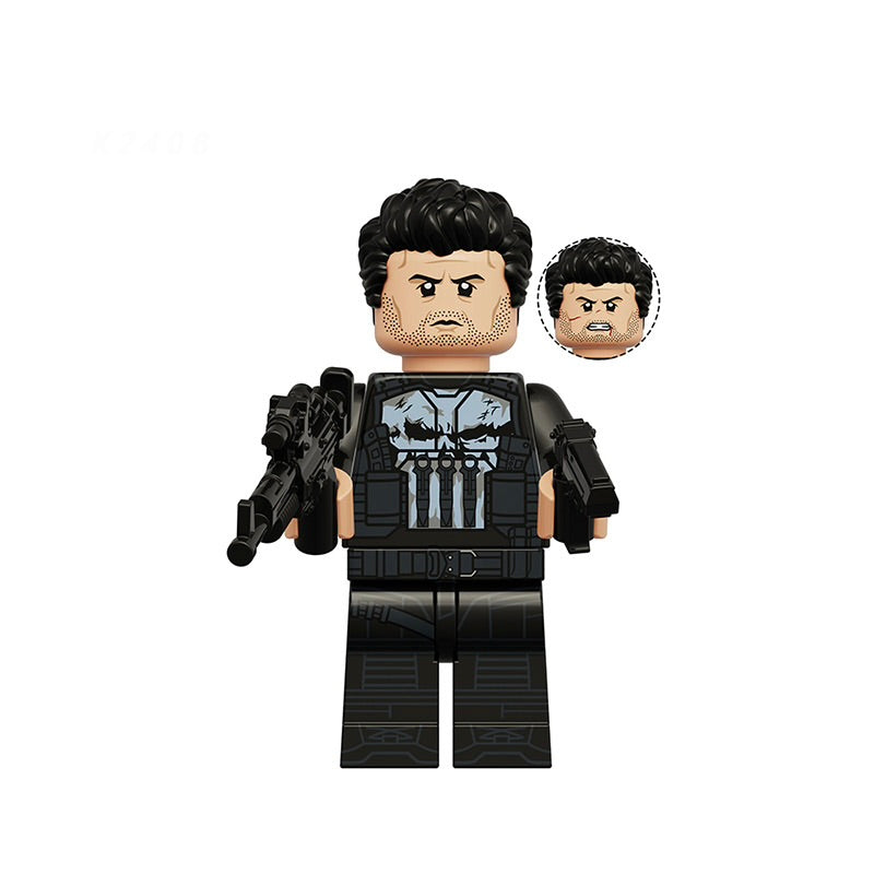PREVENTE MINIFIGURE MARVEL UNIVERS (SPIDERMAN): PUNISHER Custom Disponibilité début octobre 2026