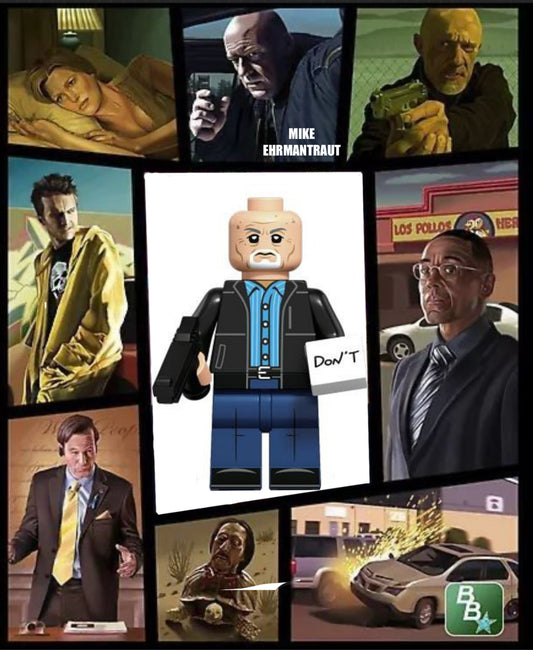 MINIFIGURE BREAKING BAD UNIVERS: MIKE EHRMANTRAUT custom