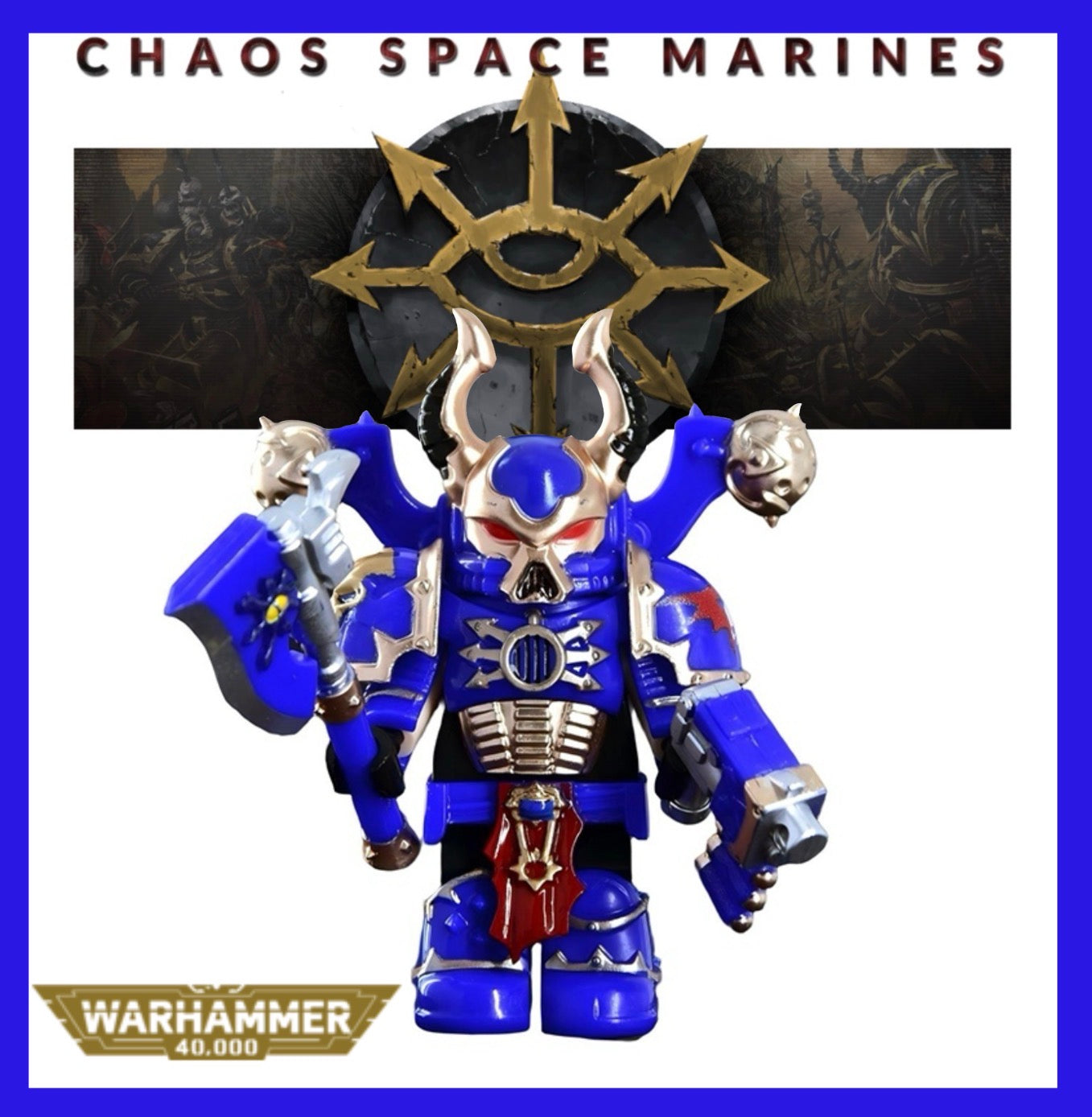 PREVENTE MINIFIGURE WARHAMMER 40K UNIVERS: NIGHT LORDS custom Disponibilité fin juin 2026