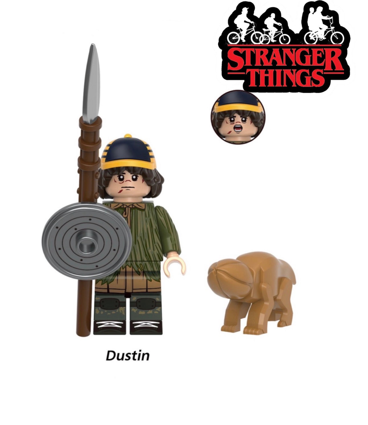 MINIFIGURE STRANGER THINGS UNIVERS: DUSTIN Custom