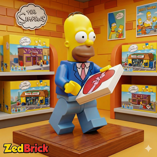 MINIFIGURE THE SIMPSON UNIVERS : HOMER SIMPSON custom