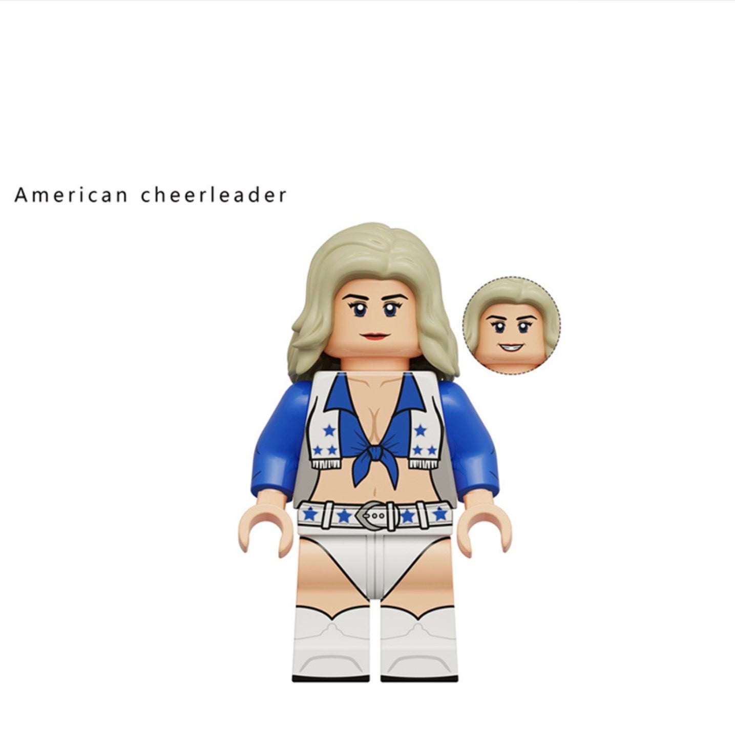 PREVENTE⭐️⭐️MINIFIGURE SPORT UNIVERS: AMERICAN CHEERLEADER ⭐️⭐️Custom Disponibilité fin juillet 2026