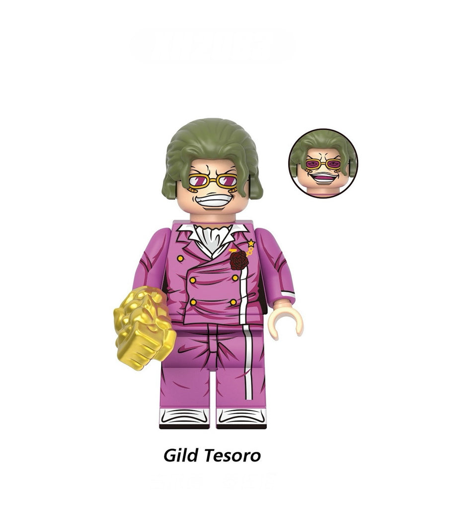 PREVENTE♥️♥️MINIFIGURE ONE PEACE: GILD TESORO ♥️♥️custom Disponibilité fin Décembre 2024