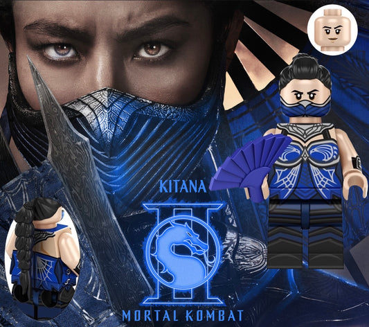 MINIFIGURE MORTAL COMBAT UNIVERS: KITANA custom