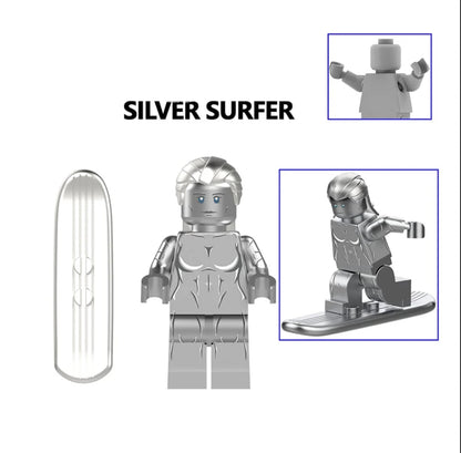 ♥️♥️♥️MINIFIGURE FANTASTIC FOUR: SILVER D’ARGENT (FEMALE) ♥️♥️♥️TOP ZEDBRICK 2025♥️♥️♥️custom