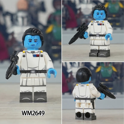 MINIFIGURE GRAND AMIRAL THRAWN custom