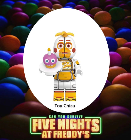 MINIFIGURE HORREUR UNIVERS: TOY CHICA "FIVE NIGHTS AT FREDDY’S"CUSTOM
