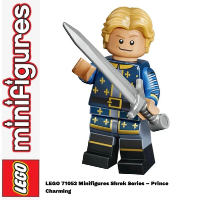 PREVENTE LEGO MINIFIGURE SÉRIES SHREK : PRINCE CHARMING "Socle+Fascicule inclus " Disponibilité fin septembre 2026