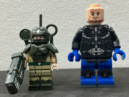 MINIFIGURE WARHAMMER 40K UNIVERS: Ultramarines Space Marines Astartes (8,2cm)custom