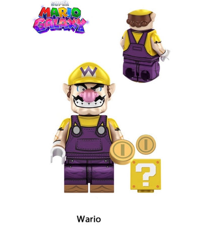 MINIFIGURE SUPER MARIO GALAXIE UNIVERS: WARIO custom
