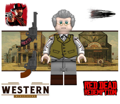 ⭐️⭐️⭐️MINIFIGURE RED DEAD REDEMPTION UNIVERS: Leopold Strauss ⭐️⭐️⭐️Custom