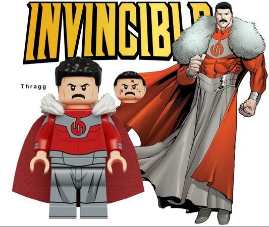 PREVENTE MINIFIGURE INVINCIBLE UNIVERS : THRAGG custom Disponibilité fin juillet 2026