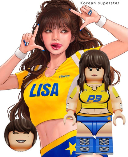 PREVENTE⭐️⭐️MINIFIGURE SPORT UNIVERS: KOREAN SUPERSTAR CITY GIRL ⭐️⭐️Custom Disponibilité fin juillet 2026