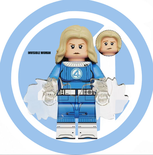PREVENTE ♥️♥️♥️MINIFIGURE MARVEL UNIVERS:FANTASTIC FOUR INVISIBLE WOMAN ♥️♥️♥️custom Disponibilité fin octobre 2025