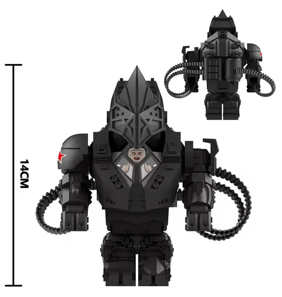 PREVENTE ♥️♥️♥️TOP ZEDBRICK 2025 ♥️♥️♥️BIG MINIFIGURE MARVEL UNIVERS: RHINO ♥️♥️♥️custom Disponibilité fin mai 2025