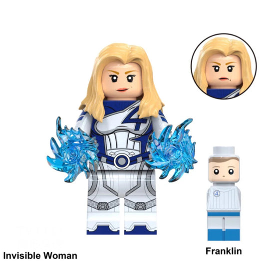 MINIFIGURE MARVEL UNIVERS: INVISIBLE WOMAN  custom