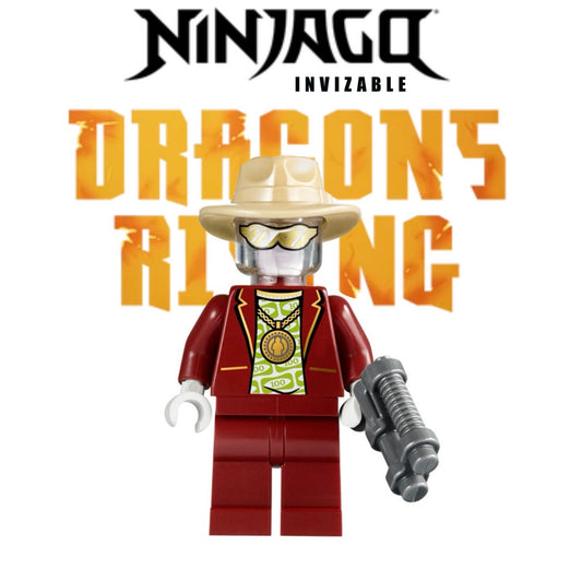 ⭐️ ⭐️ ⭐️MINIFIGURE NINJAGO UNIVERS: INVIZABLE (MR PALE) ⭐️ ⭐️ ⭐️ CUSTOM