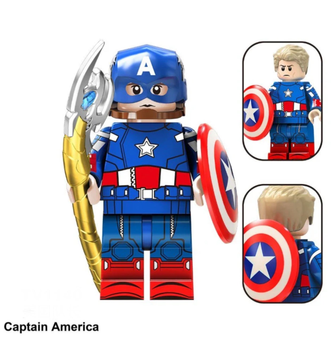 MINIFIGURE MARVEL UNIVERS: CAPTAIN AMERICA custom