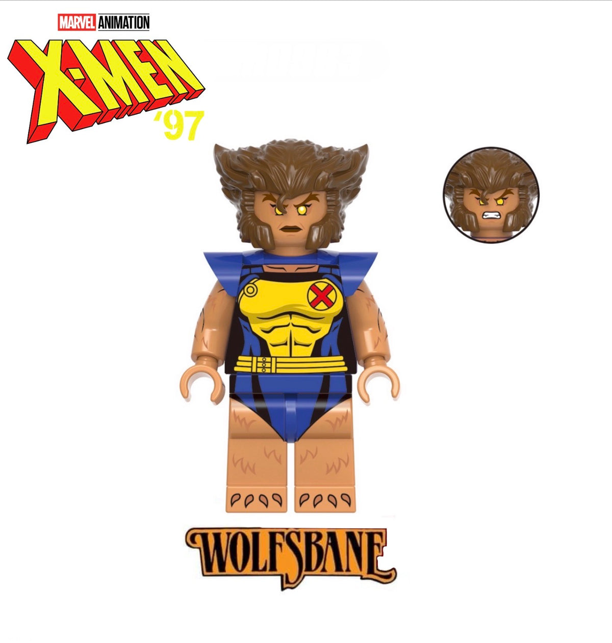 PREVENTE MINIFIGURE MARVEL UNIVERS: WOLFSBANE Custom Disponibilité Novembre 2026