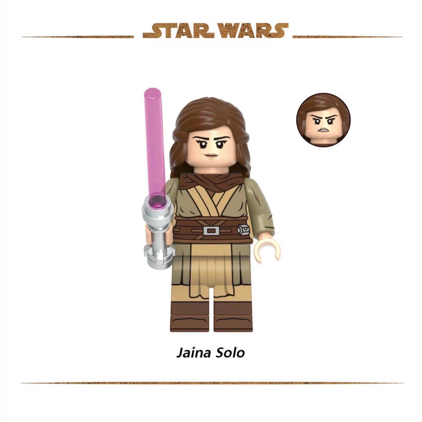 PREVENTE MINIFIGURE STAR WARS UNIVERS: JAINA SOLO Custom Disponibilité fin juillet 2026