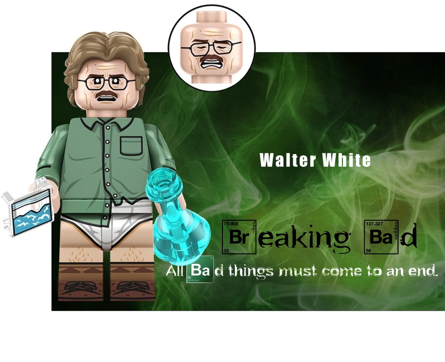 MINIFIGURE BREAKING BAD UNIVERS: WALTER WHITE custom