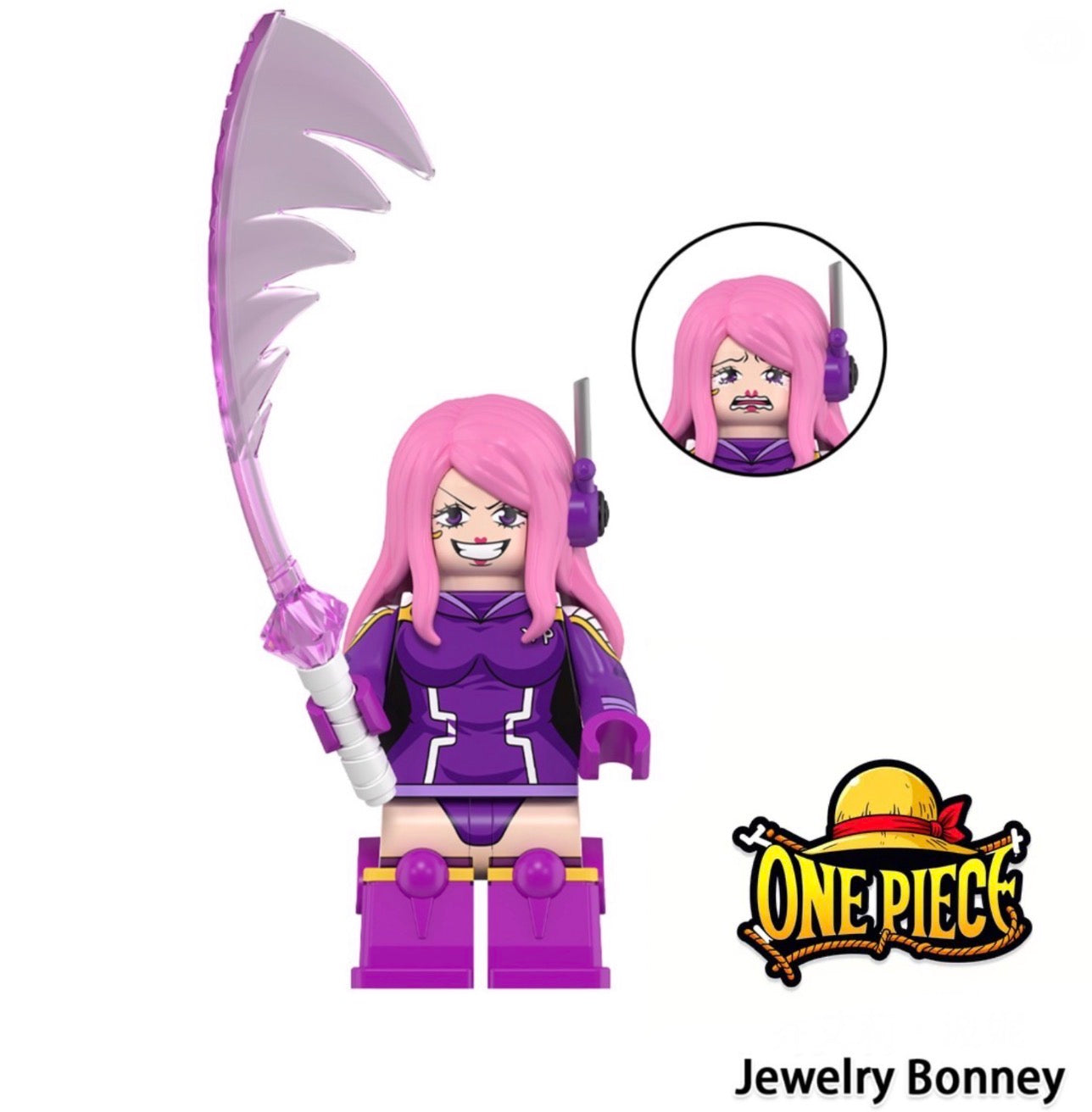 ⭐️⭐️⭐️MINIFIGURE ONE PEACE UNIVERS: JEWELRY BONNEY ⭐️⭐️⭐️custom