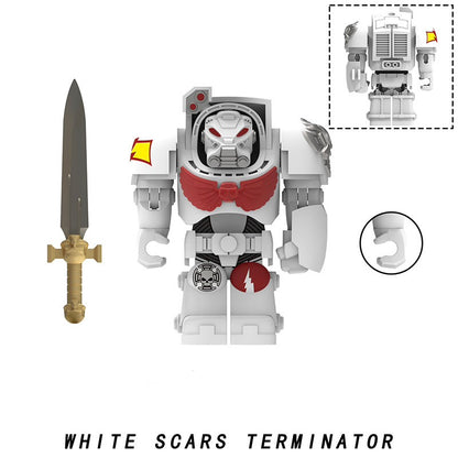 ⭐️⭐️⭐️MINIFIGURE WARHAMMER 40K UNIVERS: WHITE SCARS TERMINATOR ⭐️⭐️⭐️custom