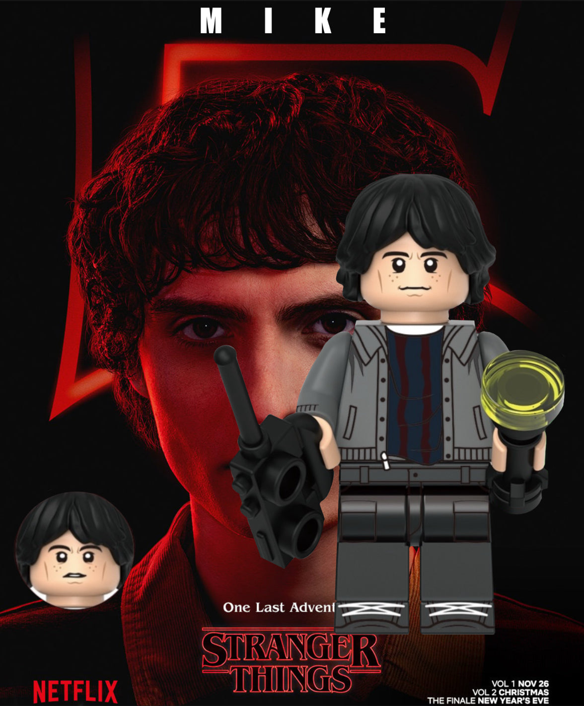 MINIFIGURE STRANGER THINGS UNIVERS: MIKE Custom