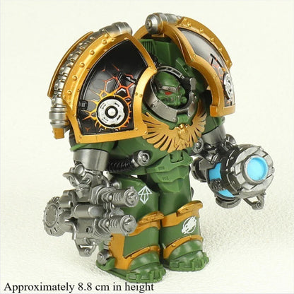 MINIFIGURE WARHAMMER 40K UNIVERS: The Horus Heresy - Legiones Astartes / Saturnine Terminator Squad(8,8cm)custom