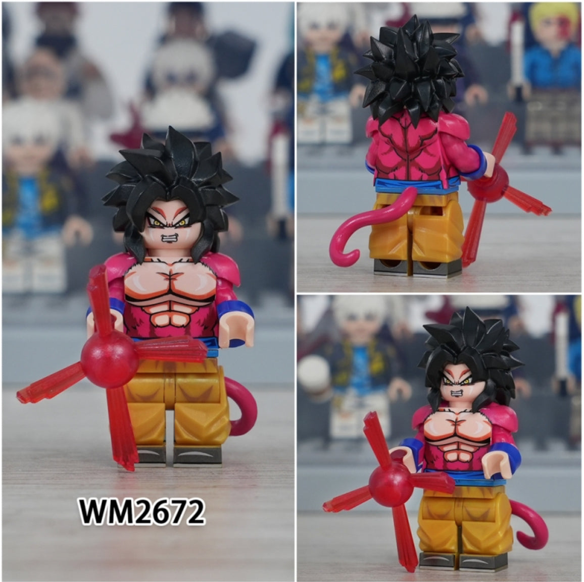 MINIFIGURE DBZ : SON GOKU SUPER SAIYAN 4 Custom