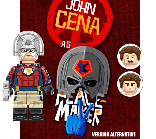 ♥️♥️♥️MINIFIGURE DC UNIVERS : PEACEMAKER ALTERNATIVE VERSION(CASQUE CHROMÉ)♥️♥️♥️custom