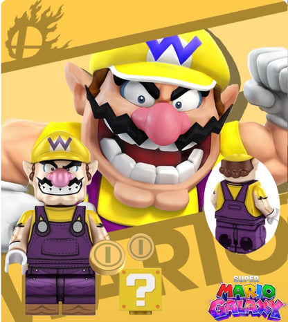 MINIFIGURE SUPER MARIO GALAXIE UNIVERS: WARIO custom
