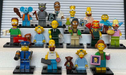 MINIFIGURE THE SIMPSON UNIVERS : PROFESSOR FLINK custom