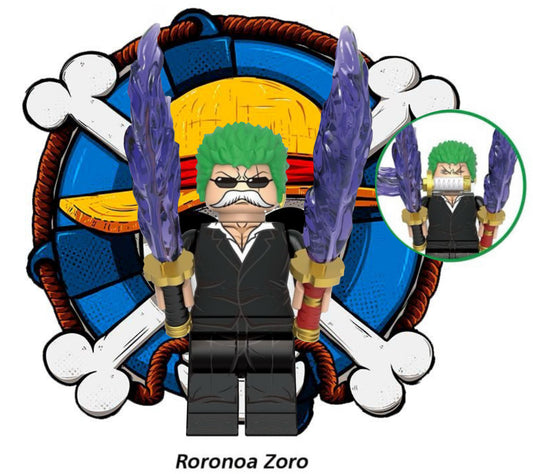 ♥️♥️MINIFIGURE ONE PEACE: RORONOA ZORO ♥️♥️custom