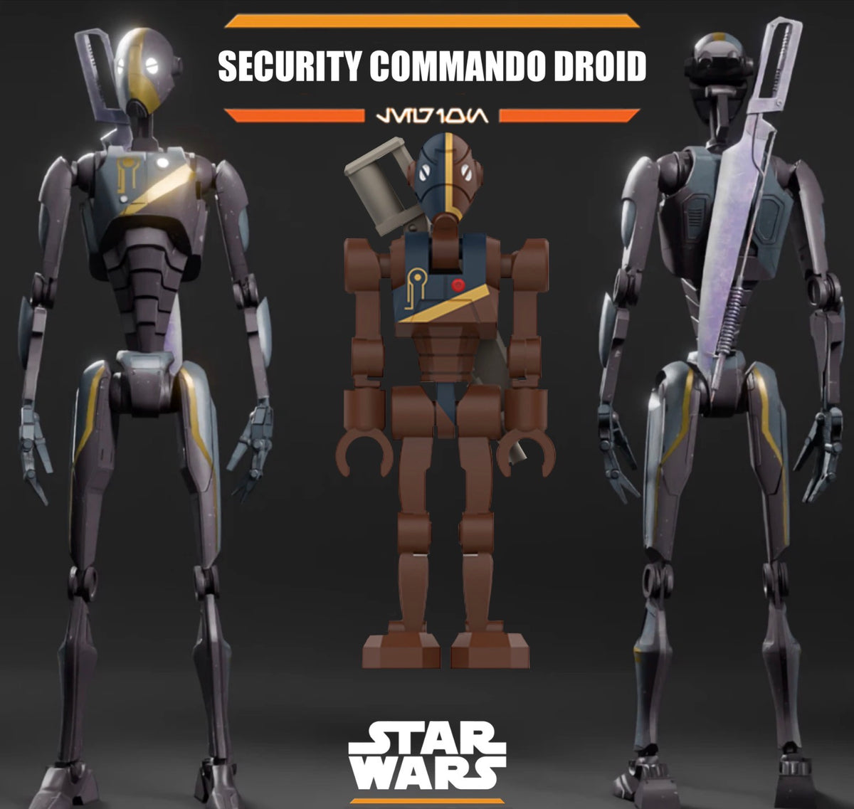 PREVENTE MINIFIGURE STAR WARS UNIVERS: COMMANDO DROID Custom Disponibilité Novembre 2026
